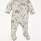 Prehistoric zip onesie - Size 0000