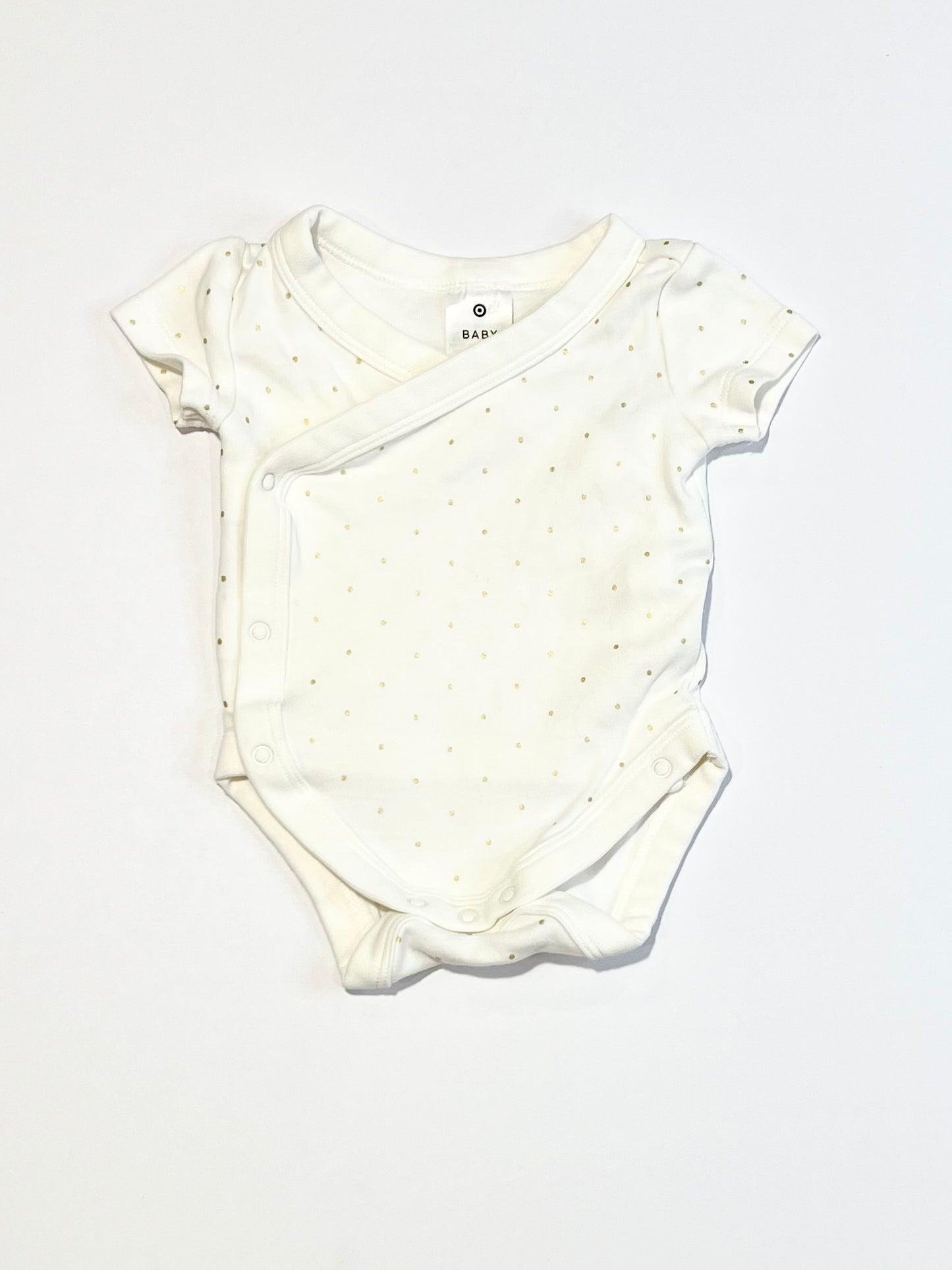 Spotty cross-over bodysuit - Size 0000