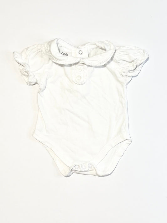 White collared bodysuit - Size 0000