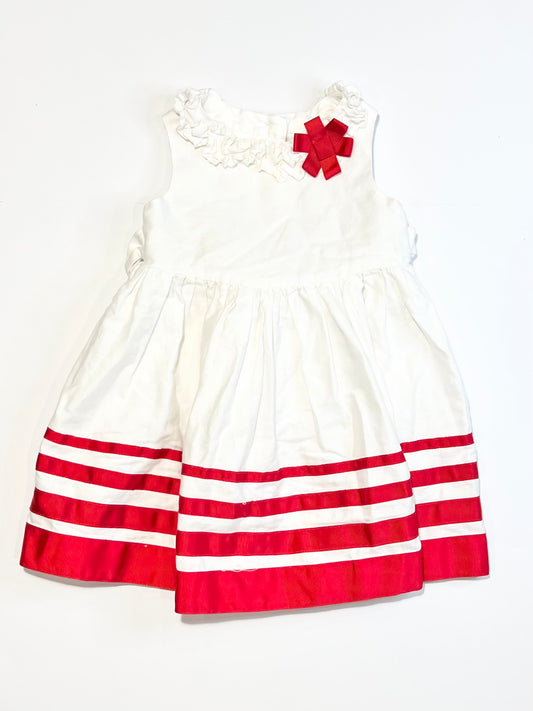 White ribbon dress - Size 0