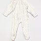 Grey spot zip onesie - Size 0000