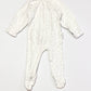 Grey spot zip onesie - Size 0000