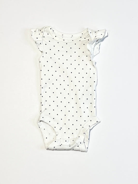 Ribbed spotty bodysuit - Size 0000