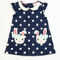 Spotty bunny dress - Size 6-9 months