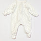 Blue spot zip onesie - Size 0000