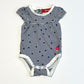 Striped butterfly bodysuit - Size 0000