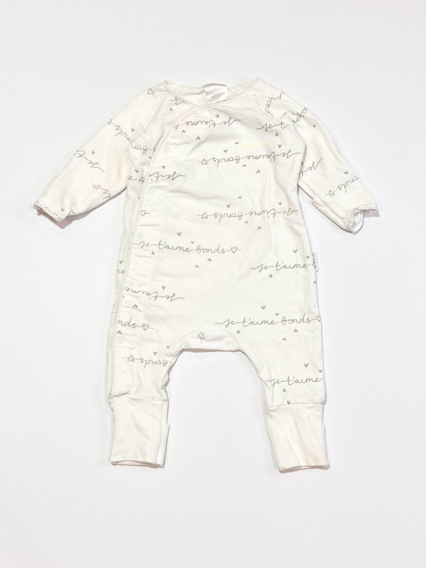 White Cosysuit - Size 0000