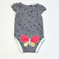 Striped butterfly bodysuit - Size 0000
