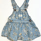 Floral pinafore - Size 9-12 months