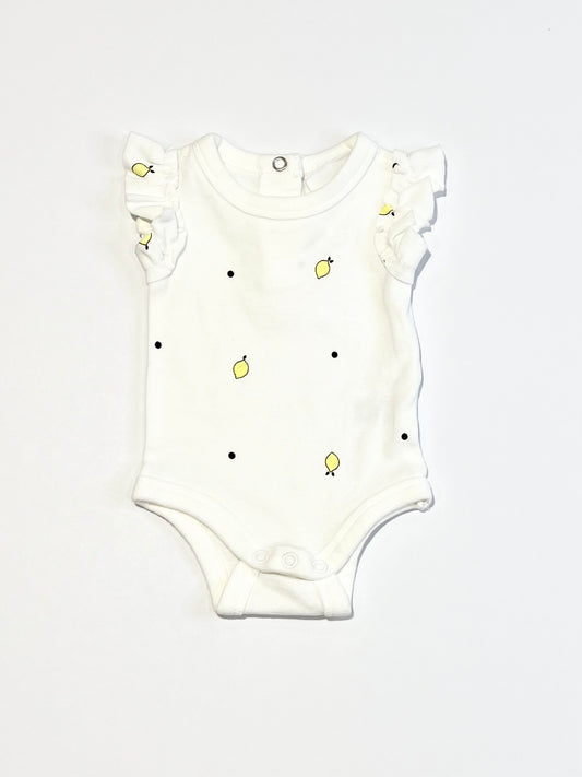 White lemons bodysuit - Size 0000