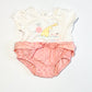 Pink bunny romper - Size 0000