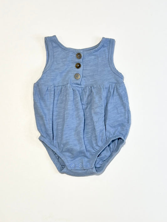 Blue bubble romper - Size 0000