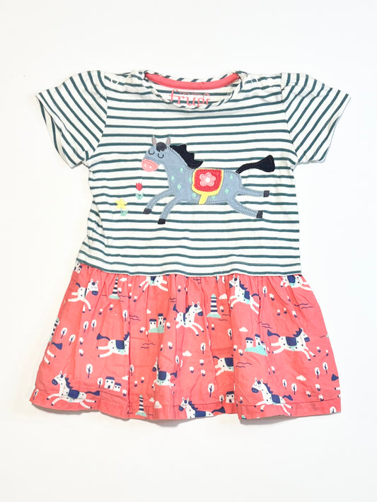 Jersey horse dress - Size 0