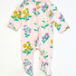 Floral zip onesie - Size 0000