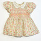 Smocked floral dress - Size 6-9 months