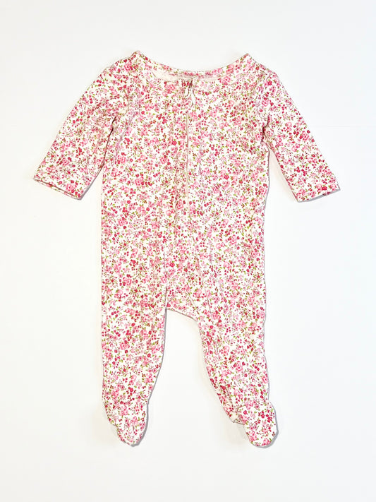 Floral zip onesie - Size 0000