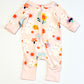 Bunnies and bees zip onesie - Size 0000