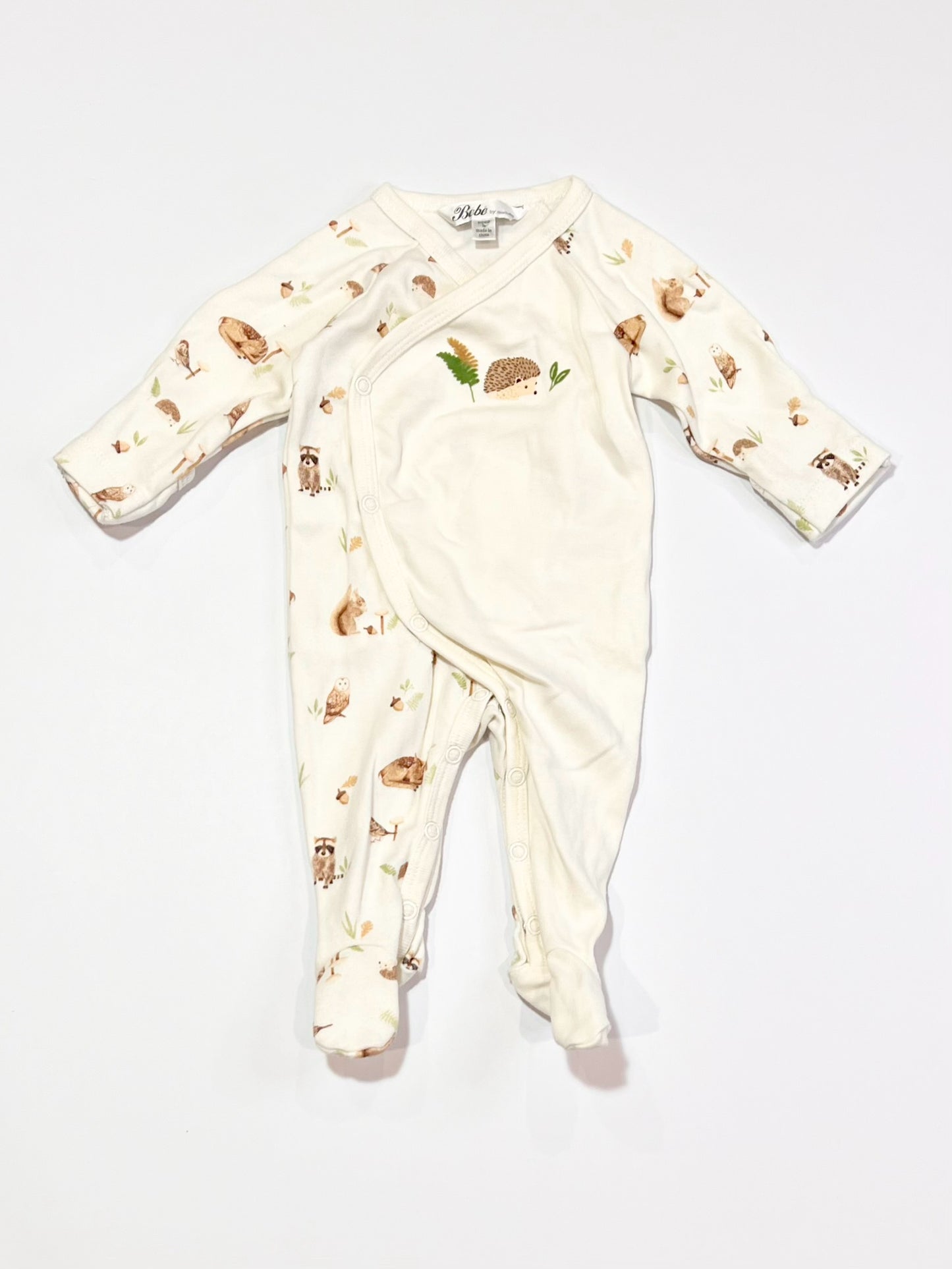 Woodlands animals onesie - Size 0000