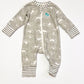 Narwhal zip onesie - Size 0000