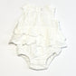 White ruffle romper - Size 0000