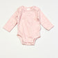 Pink ribbed bodysuit - Size 00000