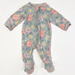 Floral zip onesie - Size 00000