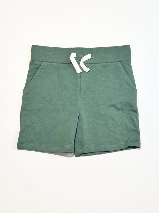 Green jersey shorts - Size 4