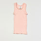 Pink ribbed singlet - Size 0000