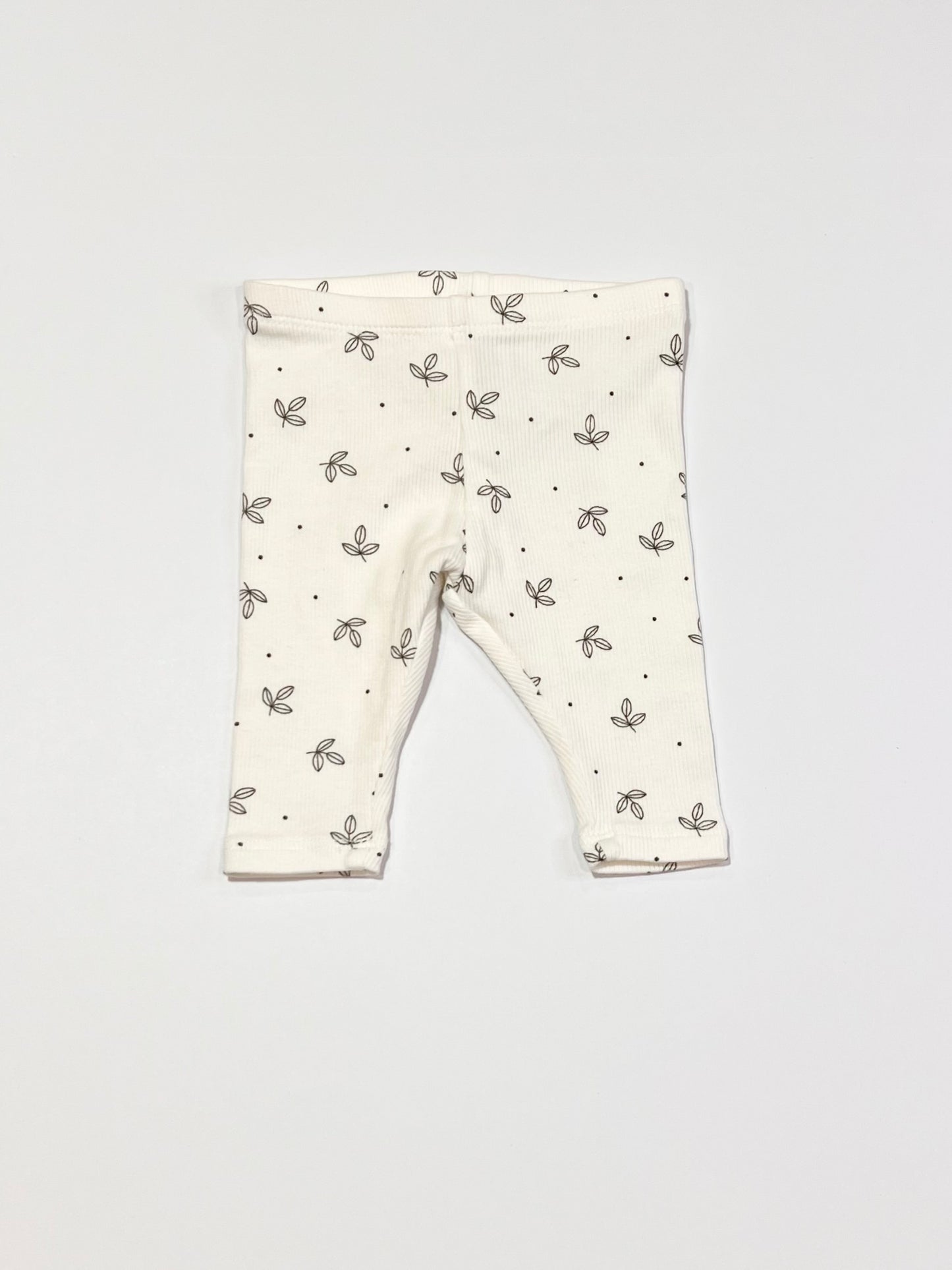 Ribbed leafy leggings - Size 0000