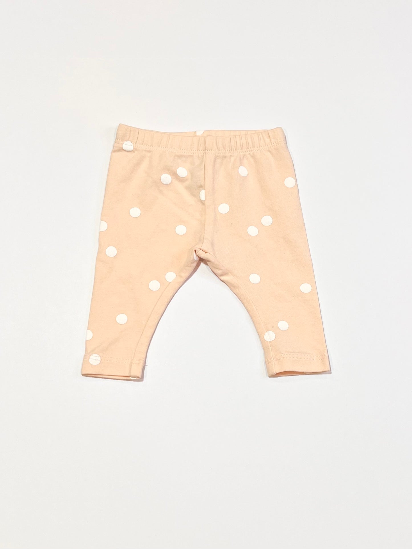 Peach spot leggings - Size 0000