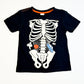 Glow-in-the-dark skeleton tee - Size 4
