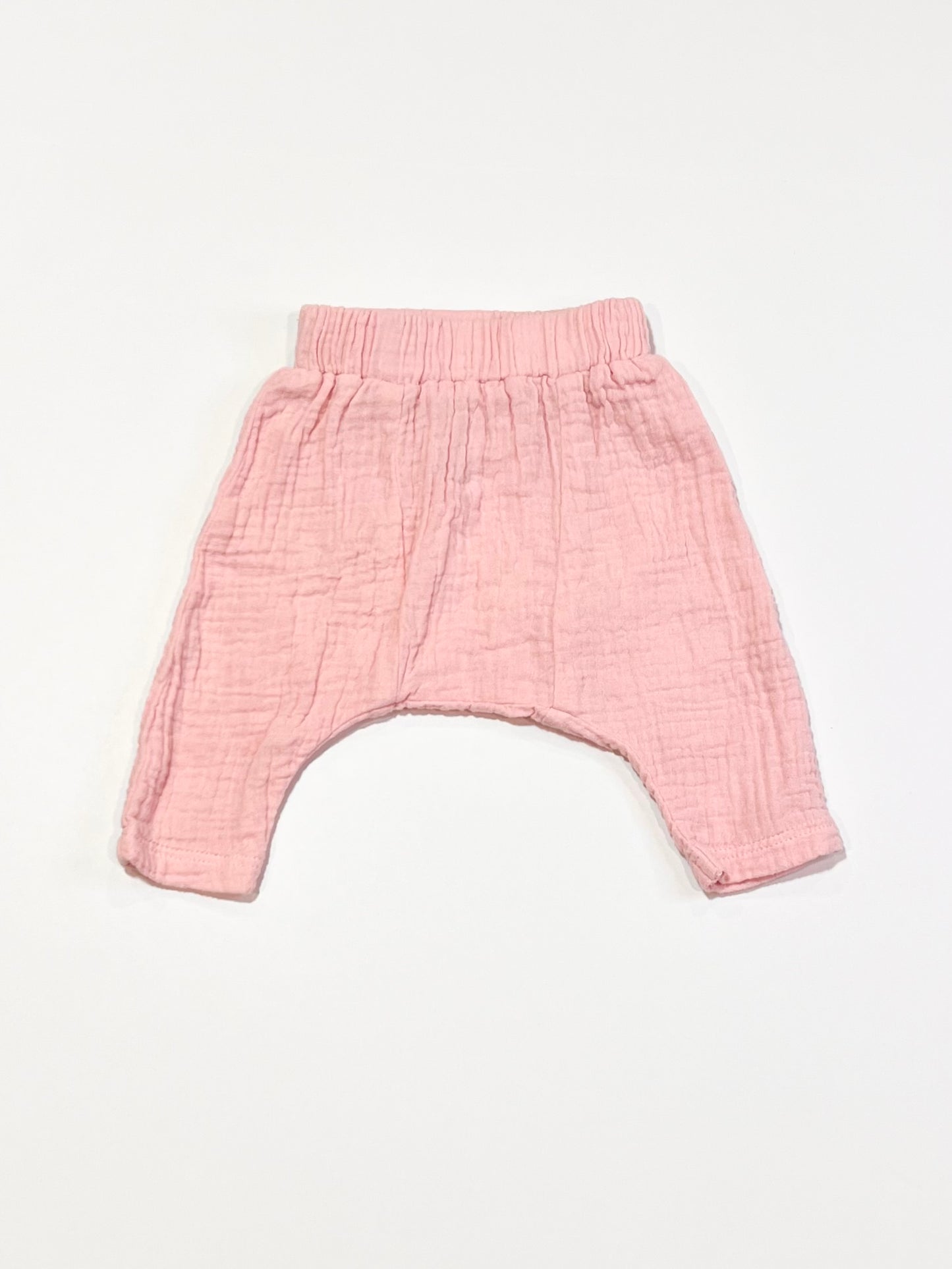Pink muslin pants - Size 0000