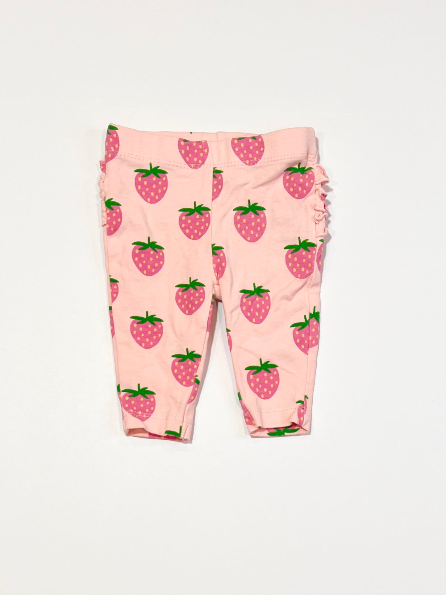 Strawberry ruffle leggings - Size 0000