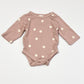 Dusty pink spot bodysuit - Size 0000