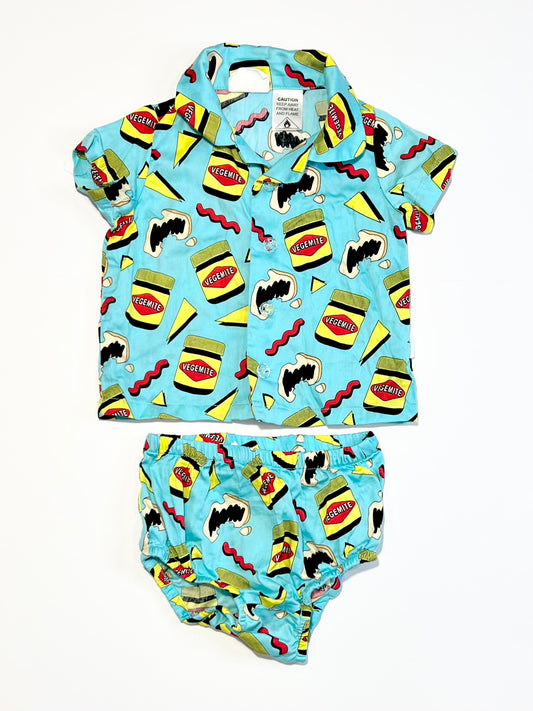 Vegemite pyjamas - Size 00