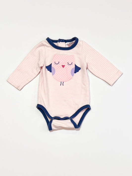 Striped owl bodysuit - Size 0000