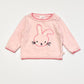Pink bunny jumper - Size 0000