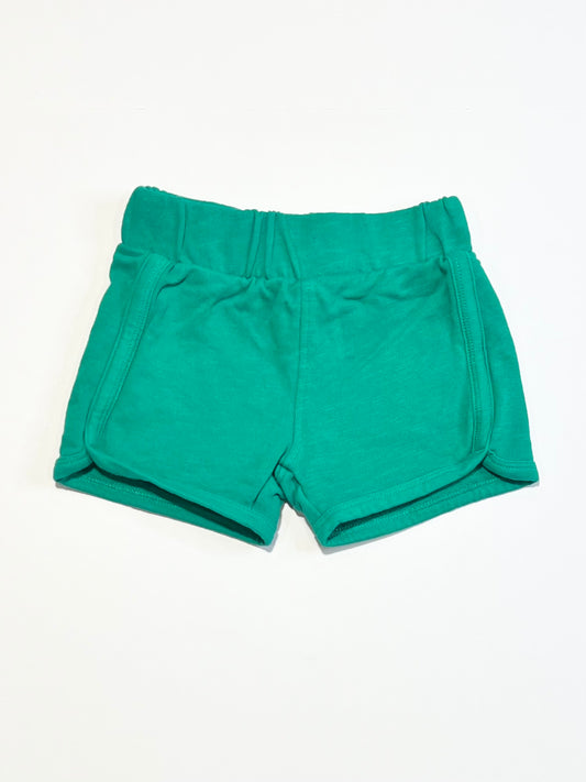 Green sweat shorts - Size 00