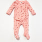 Pink ribbed onesie - Size 0000
