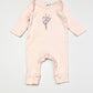 Pink floral onesie - Size 0000