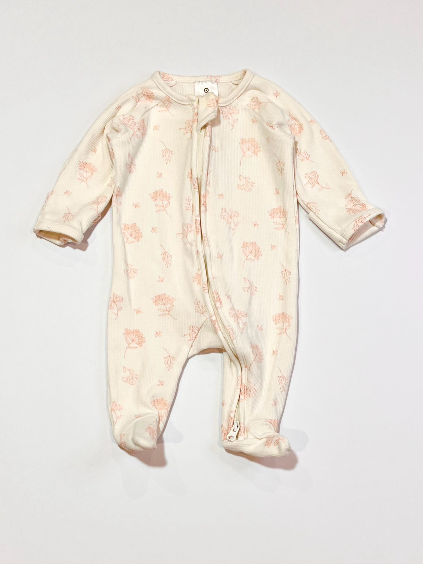 Ribbed zip onesie - Size 0000