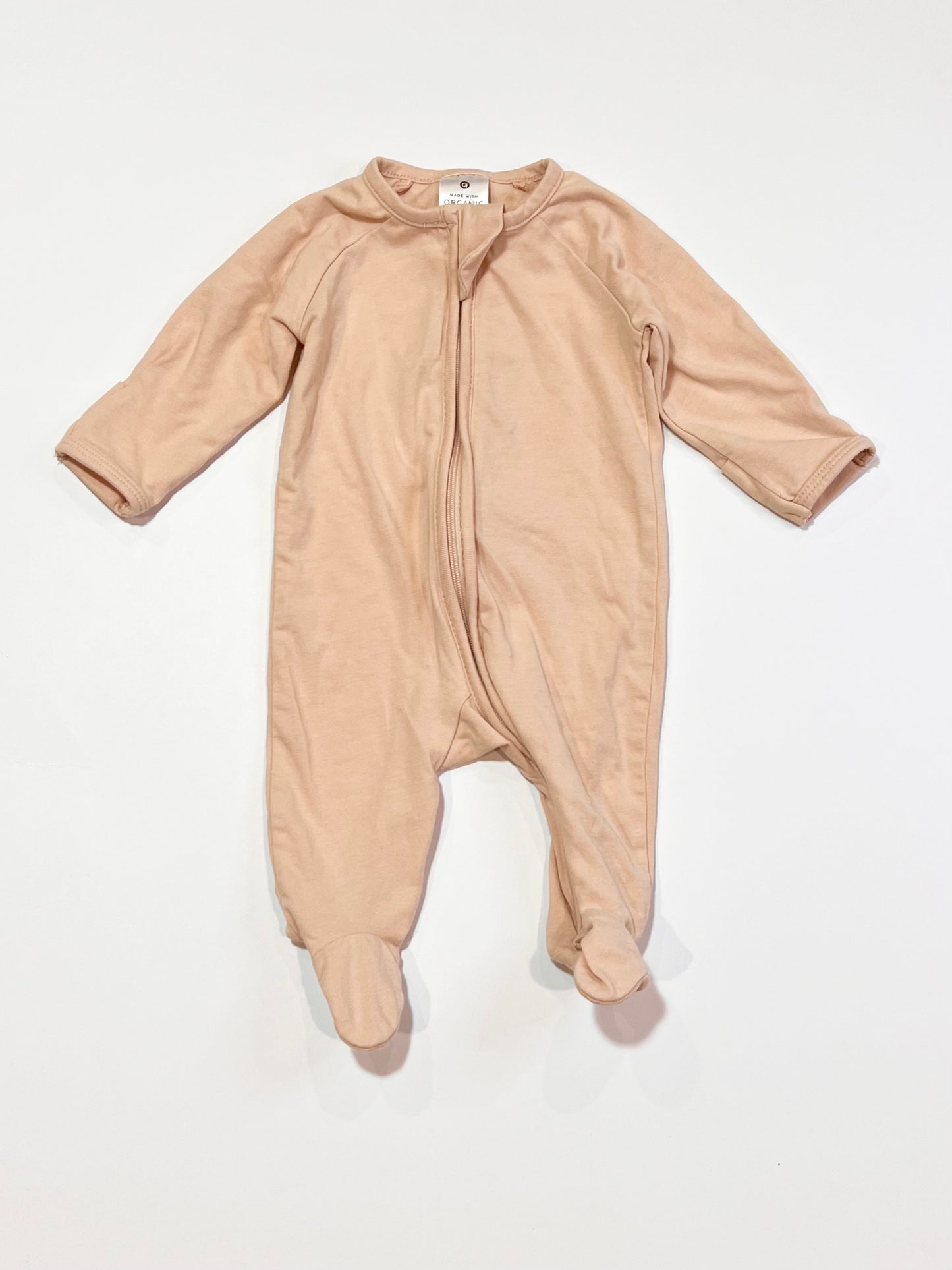 Pink zip onesie - Size 0000