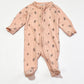 Floral zip onesie - Size 0000