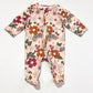 Floral zip onesie - Size 0000