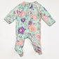 Floral zip onesie - Size 0000