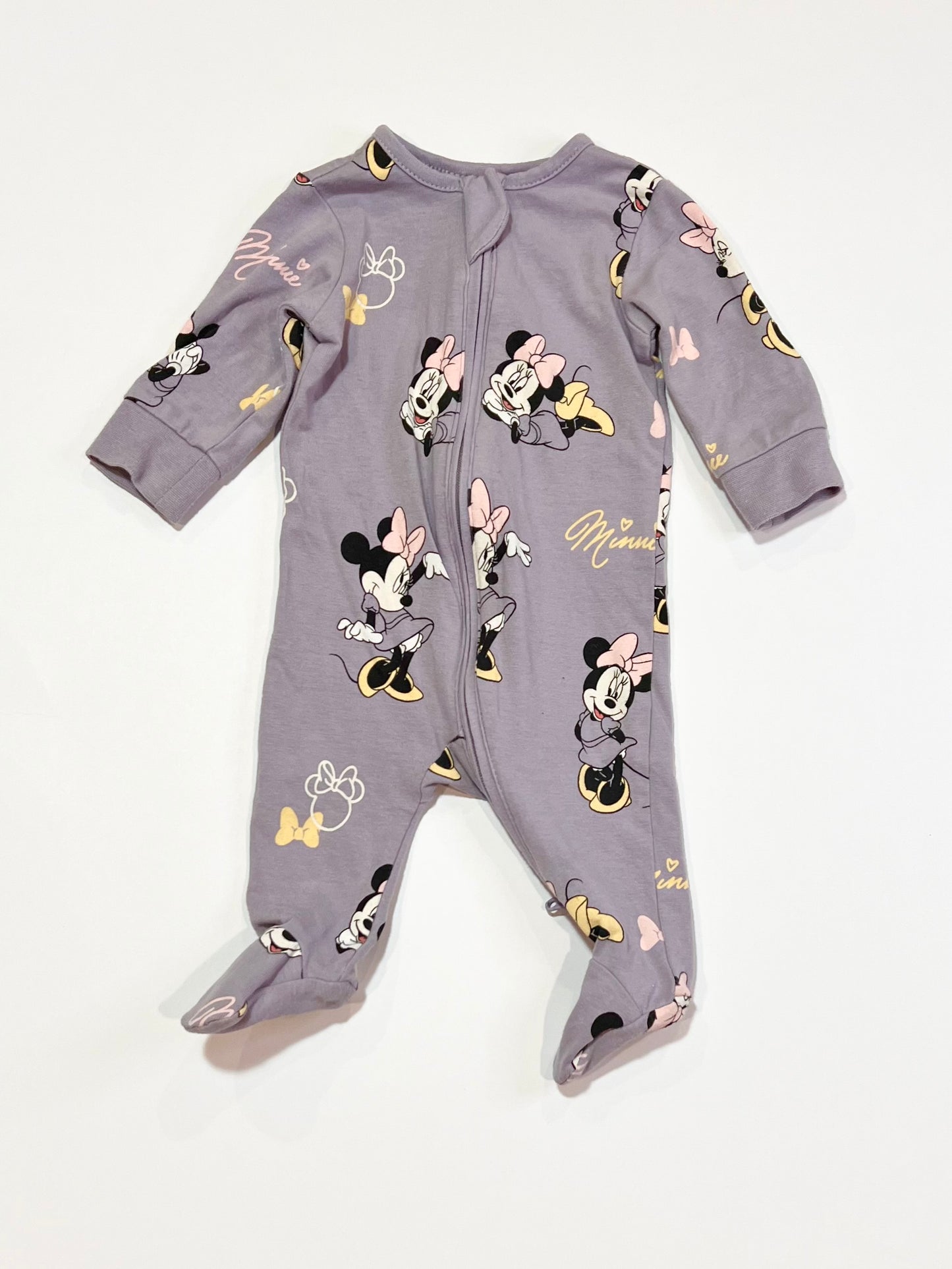 Minnie zip onesie - Size 0000