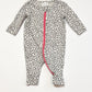 Hearts zip onesie - Size 0000