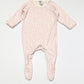 Pink words bamboo onesie - Size 0000