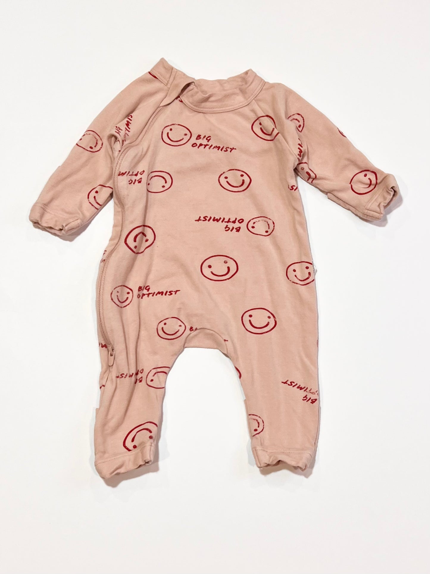 Organics zip Wondersuit - Size 0000