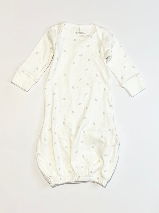 Grey leaf sleep gown - Size 0000